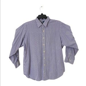 POLO RALPH LAUREN PURPLE STRIPE BUTTON DOWN SHIRT